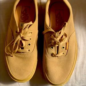 Mustard Women’s Vans sneakers